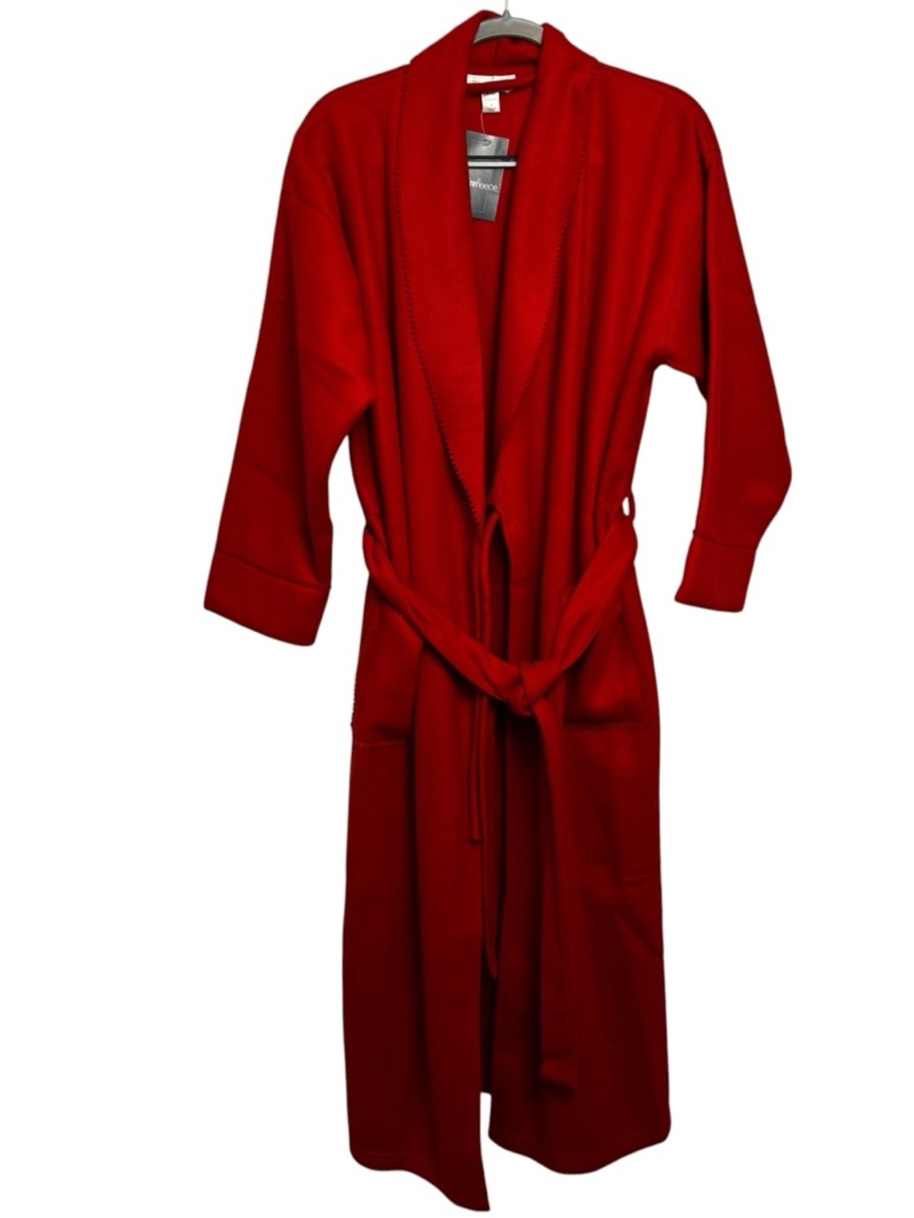Victoria's Secret New cherry Red alpine fleece cozy Robe ladies small romantic